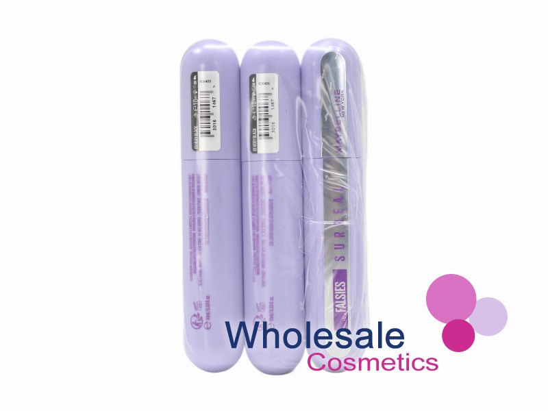 9 x Maybelline The Falsies Surreal Extension Mascara - 01 VERY BLACK